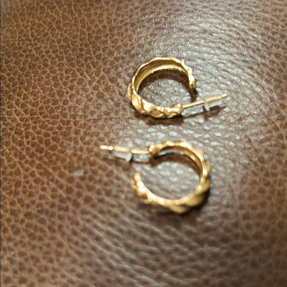 Source Unknown Goldtone Classic Small Hoop Earrings